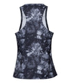 studio image of ws skyline tank blackout tye dye