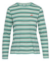 studio image of strafe outerwear summer 2023 ws spring baselayer ls in aqua stripe