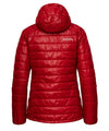 strafe outerwear fall/winter 23/24 collection womens aero insulator in cherry red