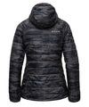 strafe outerwear fall/winter 23/24 collection womens aero insulator in distressed stealth camo