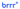 bright blue brrr logo