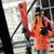 woman loading gondola