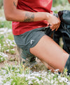 training short charcoal