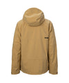 studio image of strafe outerwear 2023 pyramid 3l shell jacket in dune color