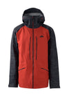 deep red 2019 men&#39;s nomad event shell skiing and snowboarding jacket from strafe outerwear