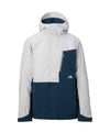studio image of strafe outerwear 2023 hayden 2l insulated jacket in frost grey color