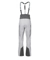 studio image of strafe outerwear 2023 cham 3l shell pant in frost grey color