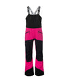 studio image of strafe outerwear 2023 nomad 3l shell bib in fuchsia color