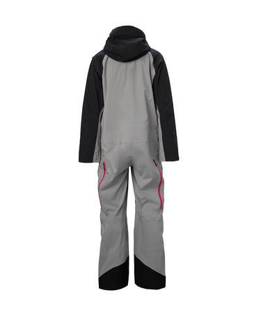 studio image of strafe outerwear 2023 ms sickbird 3l shell suit in battleship color