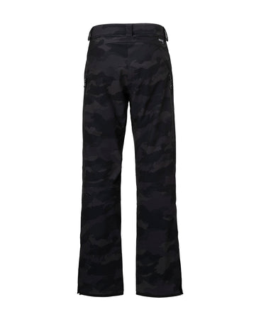 studio image of strafe outerwear 2023 summit 2l insulated pant in black camo color