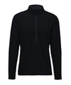 studio image of strafe outerwear 2023 ms basecamp half zip in black color