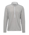 studio image of strafe outerwear 2023 ms basecamp half zip in frost grey color