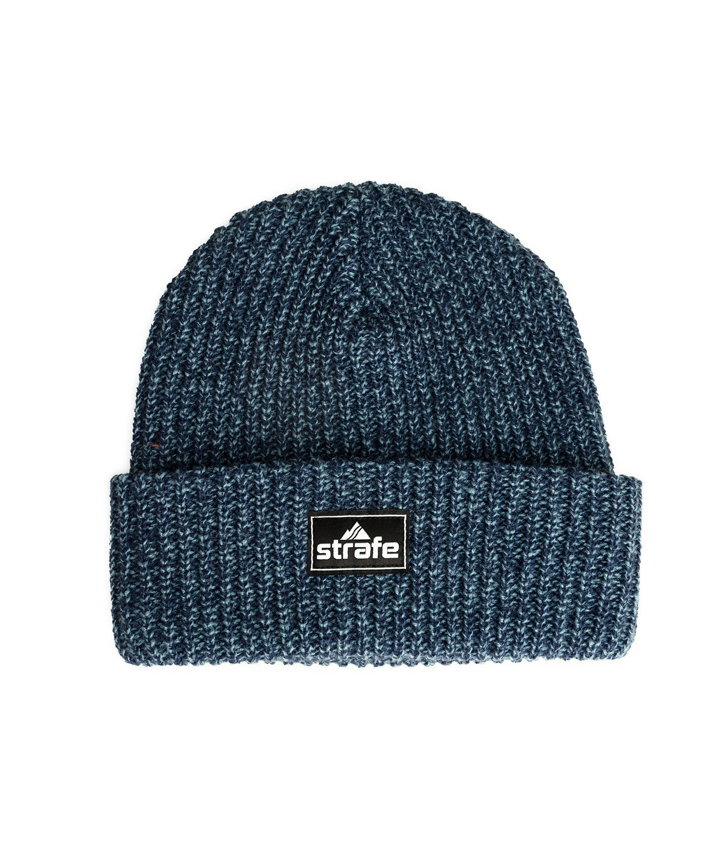 studio image of strafe outerwear 2023 patch beanie deep navy