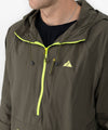 studio image of strafe outerwear 2023 recon pullover olive