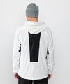 studio image of strafe outerwear 2023 recon pullover ice