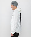 studio image of strafe outerwear 2023 recon pullover ice