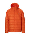 studio image of strafe outerwear 2023 ms aero insulator in tangerine color