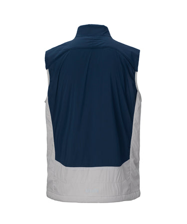 studio image of strafe outerwear 2023 ms alpha direct vest in frost grey color