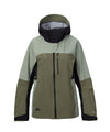 studio image of strafe outerwear 2023 meadow 3l shell jacket in leafy color