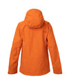 studio image of strafe outerwear 2023 meadow 3l shell jacket in tangerine color