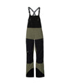 studio image of strafe outerwear 2023 scarlett 3l shell bib in leafy color