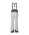studio image of strafe outerwear 2023 willow 3l shell half bib in frost grey color