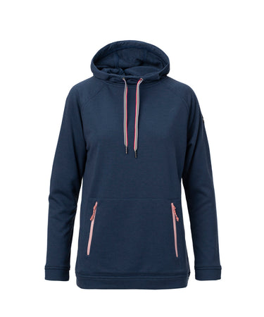 studio image of strafe outerwear 2023 ws tech hoodie in deep navy color