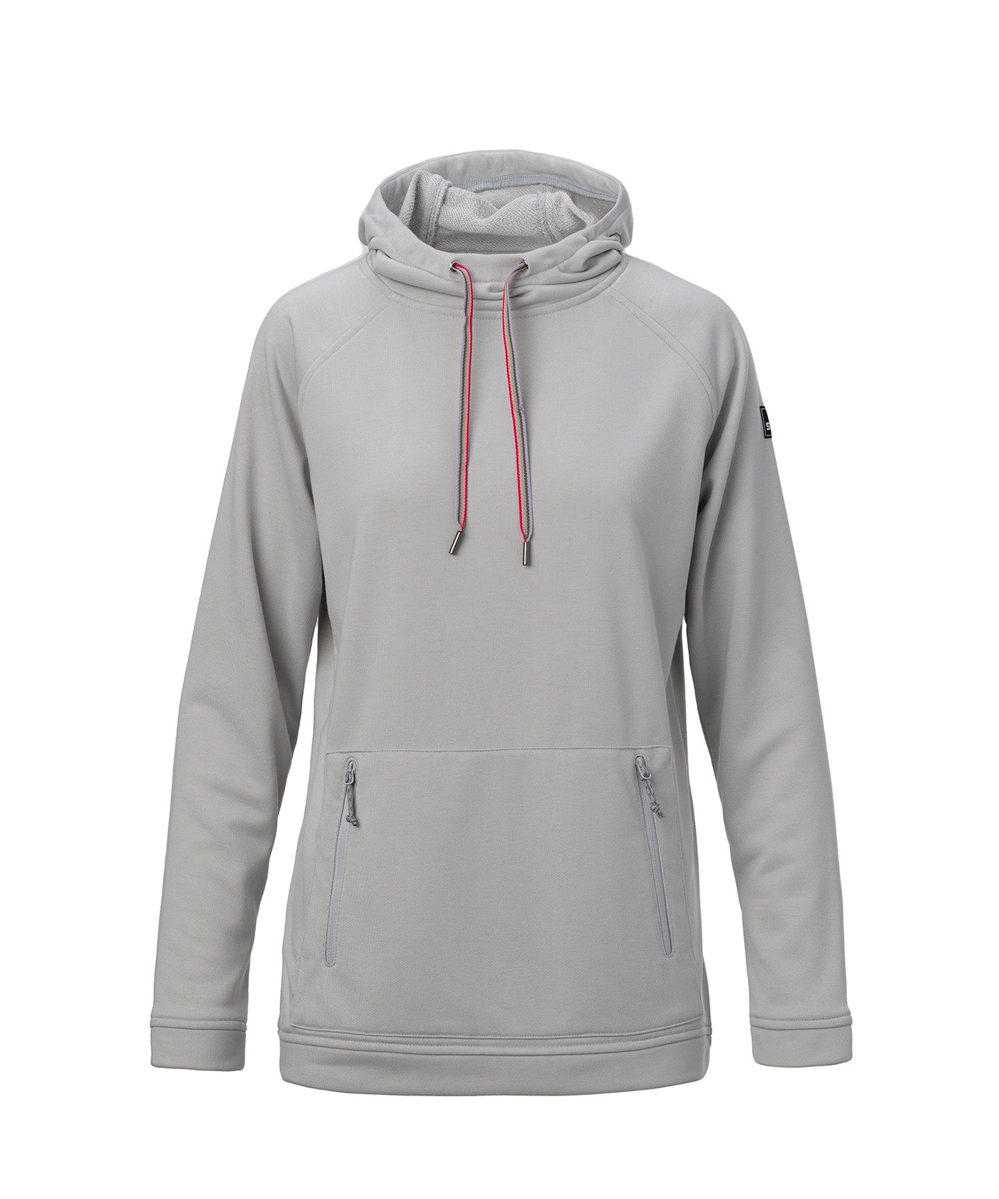 studio image of strafe outerwear 2023 ws tech hoodie in frost grey color