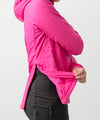 studio on-model image of strafe outerwear 2023 ws sunnyside alpha anorak in fuchsia color